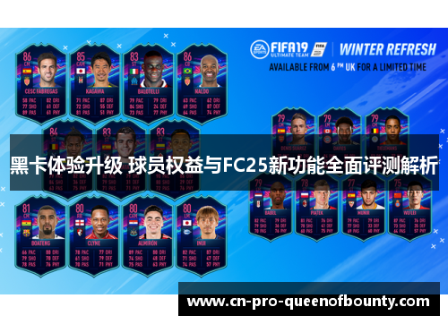 黑卡体验升级 球员权益与FC25新功能全面评测解析 黑卡体验升级 球员权益与FC25新功能全面评测解析